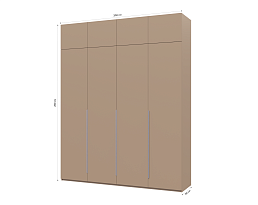 Изображение товара Пакс Альхейм 24 brown (silver) ИКЕА (IKEA) на сайте bintaga.ru